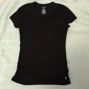 Black Danskin Now semi fitted shirt size medium